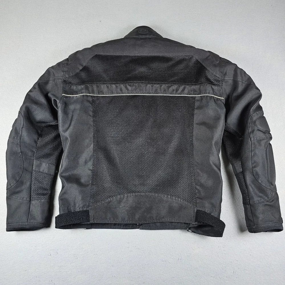 BILT Motorcycle Jacket Mens Medium Black BLM 3 Armored Mesh Textile Padded Moto